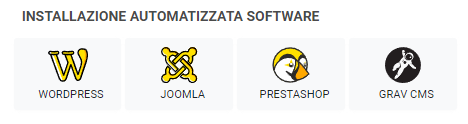 installazione automatica joomla wordpress